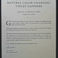 152.26ct Natural Color-Change Violet Sapphire | GRS Platinum Rarity CSAP1