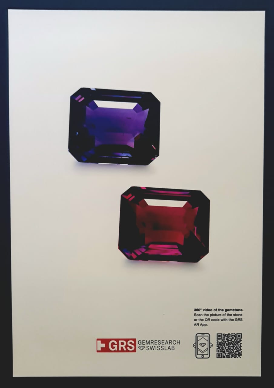 152.26ct Natural Color-Change Violet Sapphire | GRS Platinum Rarity CSAP1