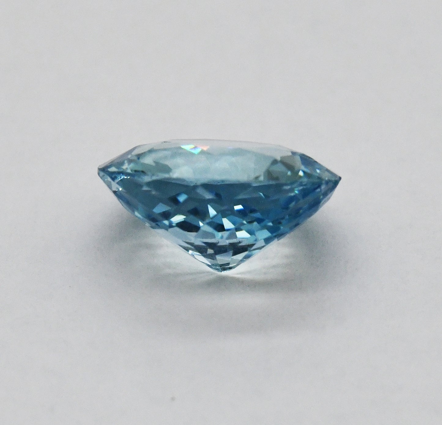 7.97ct Natural Flawless Aquamarine – Oval Cut Indian Gemstone AQA09
