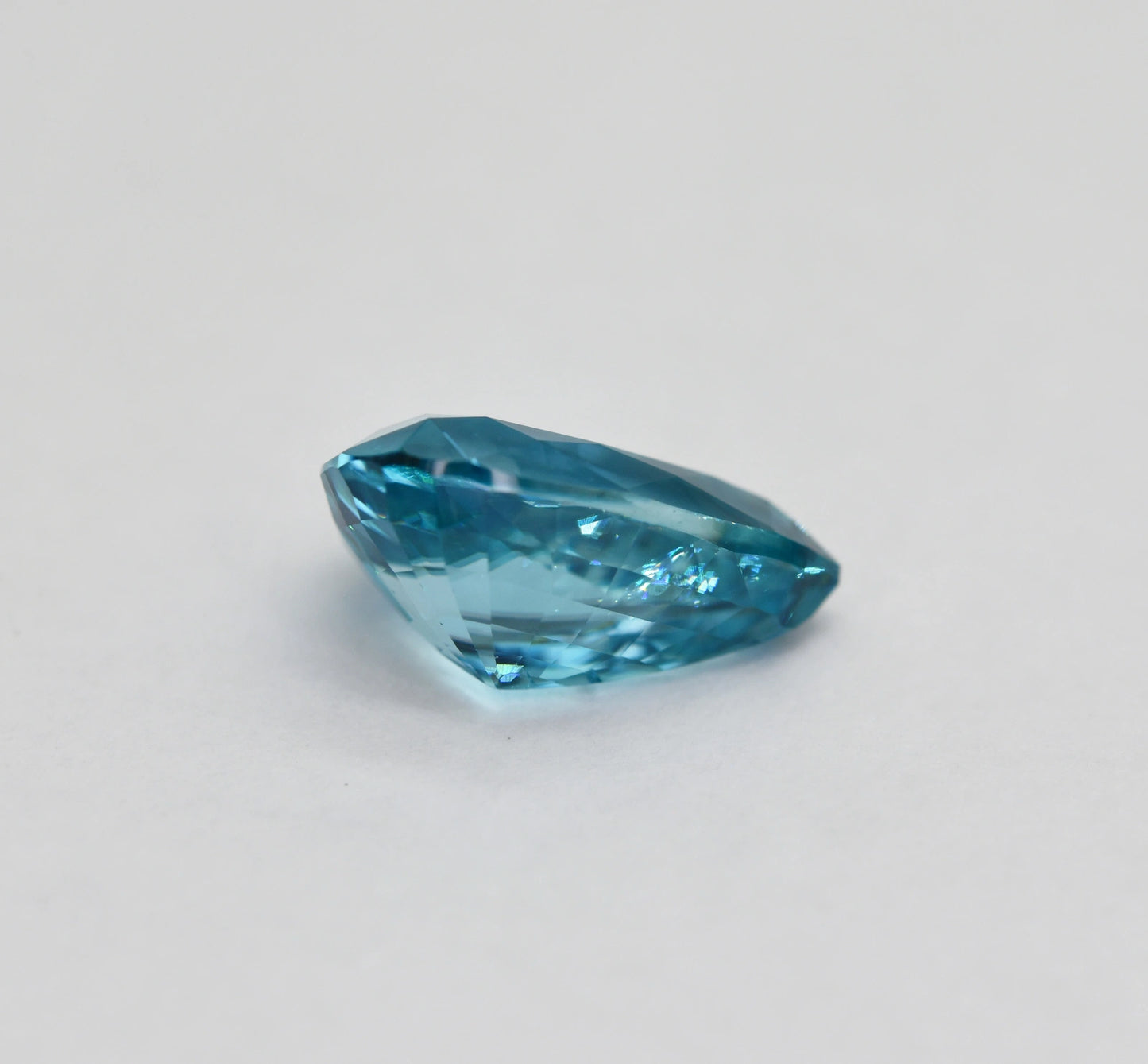 13.59ct Natural Cambodian Blue Zircon | Massive Untreated Pear Cut ZCON16