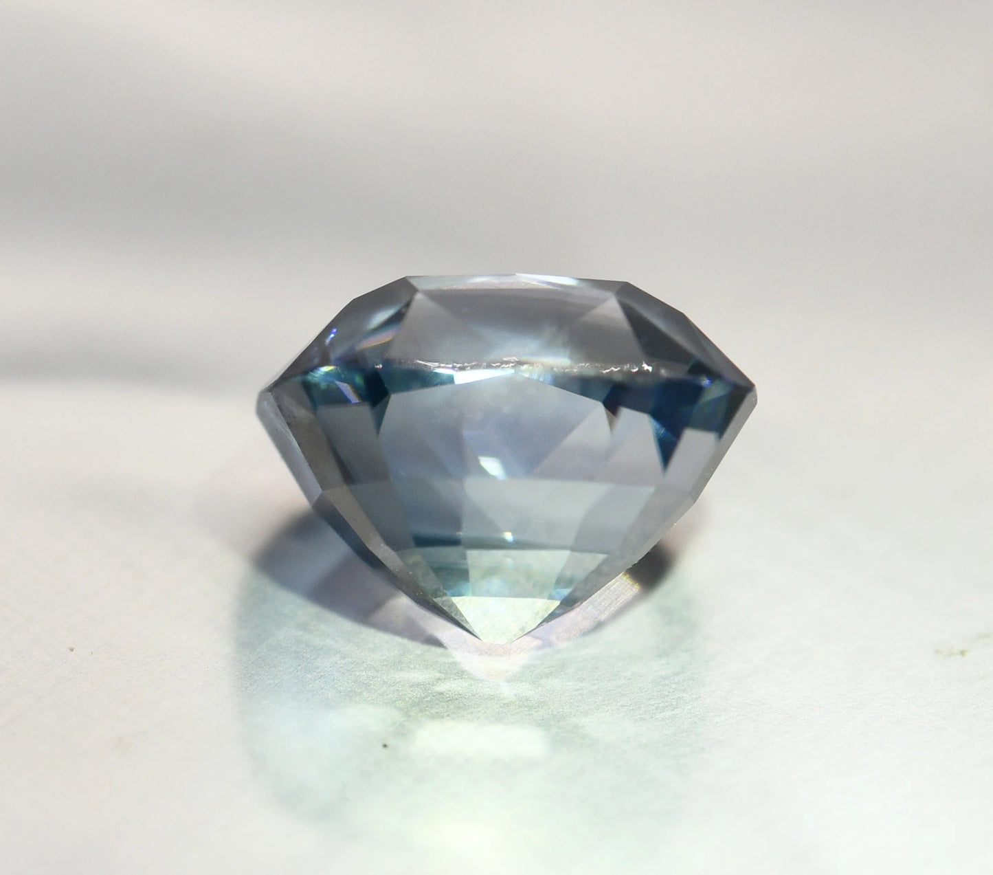 9.11ct Natural Color Change Zircon | Rare African Cushion Cut ZCON19