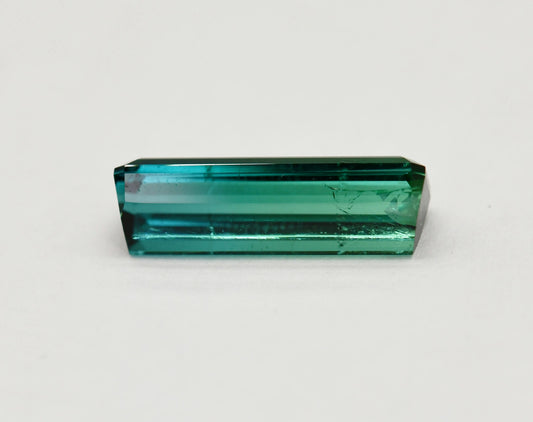 7.21ct Natural Bi-Color Tourmaline | Afghan Green-Blue Octagon TOR8