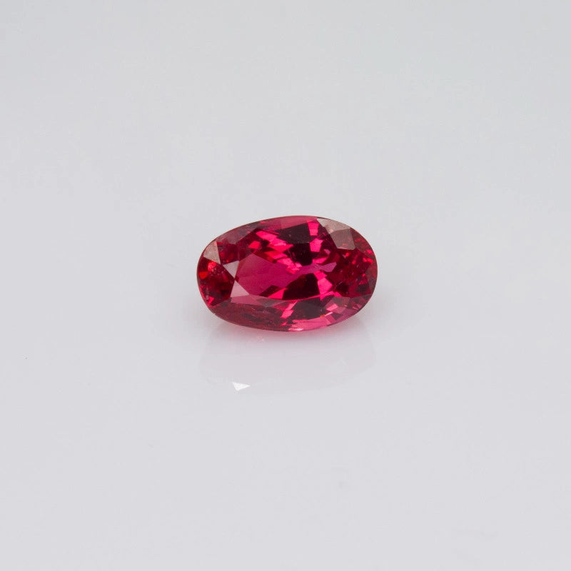 1.58ct Natural Red Mahenge Spinel – Unheated Oval Tanzanian Gem