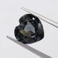 4.82ct Natural Burmese Bluish Grey Spinel | VVS Heart Shaped Gem COBS28