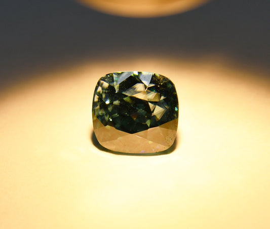 7.13ct Rare Burmese Color Change Zircon | Natural Cushion Cut  ZCON2