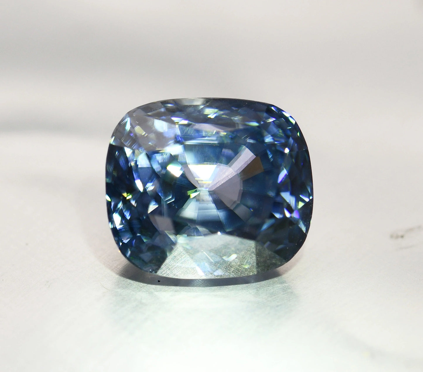 9.11ct Natural Color Change Zircon | Rare African Cushion Cut ZCON19