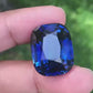 55.03ct Unheated Vivid Blue Sapphire | Natural Cushion Mixed Cut BSAP4