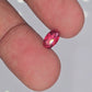 1.58ct Natural Red Mahenge Spinel – Unheated Oval Tanzanian Gem