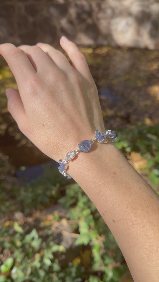 Starborn Tanzanite Bracelet 925 Sterling Silver