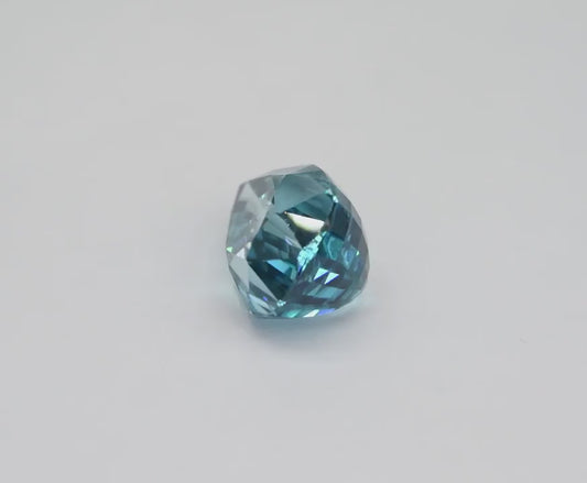 15.10ct Natural Cambodian Blue Zircon | Large VVS Pear Cut Gemstone