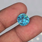 8.41ct Cambodian Blue Zircon | Flawless Internally Round Brilliant ZCON7