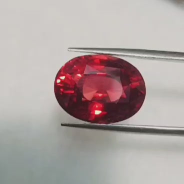 21.53ct Natural Madagascar Ruby Oval - GUILD Certified Investment Gem - RUB21