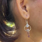 Starborn Vera Cruz Amethyst & Rainbow Moonstone Dangle Earrings Sterling Silver