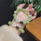 Green Grape Milk Foam Xiuyan Jade Bracelet – Limited Edition | Size 13