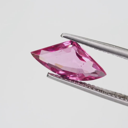 2.75 Carat Rare Cut Pink Spinel Shield Cut Tanzania COBS6
