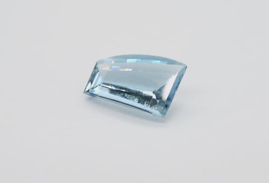 5.29ct Freeform Natural Blue Aquamarine – Untreated Indian Gemstone AQA05