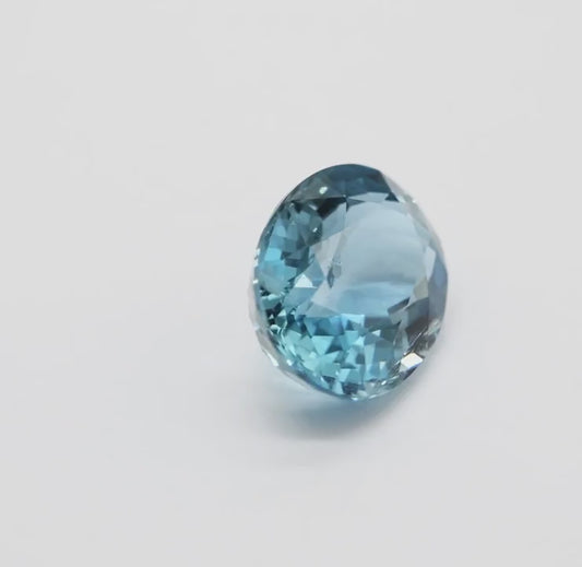 8.23ct Santa Maria Blue Aquamarine – Flawless Oval Indian Gemstone AQA04